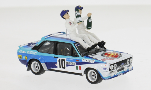 Fiat 131 Abarth No.10 Rally Monte Carlo 1980 Rohrl/Geistdorfer with figures - 1:43